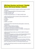 CPIA Exam Questions and Answers &vert; Detailed&NewLine;Review with Correct Solutions &vert; Grade A&plus;