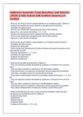 Guidewire Associate Exam Questions and Answers&NewLine;&lpar;2026&rpar; &vert; Fully Solved with Verified Answers &vert; A&plus;&NewLine;Verified
