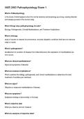 NUR 2063 Pathophysiology Exam 1 &ndash; Complete Study Guide with Q&A &ndash; Rasmussen