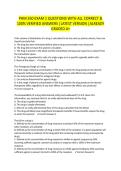 PHM 350 EXAM 1 QUESTIONS WITH ALL CORRECT & 100&percnt; VERIFIED ANSWERS &vert;LATEST VERSION &vert;ALREADY GRADED A&plus;