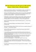 PHM 461 Final Exam with All Correct & 100&percnt; Verified Answers &vert;Latest Version &vert;Already Graded A&plus;