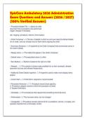 EpicCare Ambulatory 2026 Administration&NewLine;Exam Questions and Answers &lpar;2026 &sol; 2027&rpar;&NewLine;&lpar;100&percnt; Verified Answers&rpar;