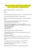 PHM 322 Final Exam with All Correct & 100&percnt; Verified Answers &vert;Latest Version &vert;Already Graded A&plus;