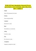 NUR 213 EXAM QUESTIONS WITH DETAILED&NewLine;VERIFIED ANSWERS &lpar;100&percnt; CORRECT&NewLine;ANSWERS&rpar; &sol;ALREADY GRADED