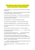 PHM 450 Exam 3 with all Correct & 100&percnt; Verified Answers &vert;Latest Version &vert;Already Graded A&plus;
