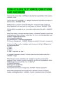 FEMA ICS-200 TEST GUIDE QUESTIONS AND ANSWERS