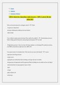 CRNA Interview Questions And Answers &sol; 100&percnt; Correct Review 2026&sol;2027&NewLine;