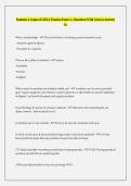 Summer 1&colon; Scope of CRNA Practice-Exam 1 &sol; Questions With Correct Answers A&plus;