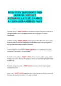 WGU QUESTIONS AND VERIFIED CORRECT ANSWERS GRADED A&plus; -LATEST - 100- GUARANTEED PASS&period;docx&NewLine;&NewLine;