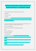 CRNI Exam Study Guide &sol; Questions And Answers &sol; Already Passed Review Test &lpar;2026&sol;2027 Updated&rpar;