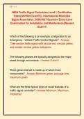 IMSA Traffic Signal Technician Level 1 Certification &NewLine;Exam&vert;&vert;Verified Exam&excl;&excl;&excl;&vert;&vert;&comma; International Municipal &NewLine;Signal Association&comma; 2026&sol;2027-Question Entry-Level &NewLine;Examination for Installation and Maintenance&vert;&vert;Newest &NewLine;Exam&excl;&excl;&excl;