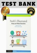 Test bank for Stahl's Illustrated Sleep and Wake Disorders by Stahl&comma; Debbi Ann &vert; All chapters &lpar;1-3&rpar; &vert; A&plus;