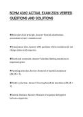 BCHM 4360 ACTUAL EXAM 2026 VERIFIED&NewLine;QUESTIONS AND SOLUTIONS