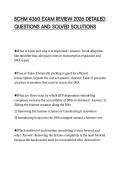 BCHM 4360 EXAM REVIEW 2026 DETAILED&NewLine;QUESTIONS AND SOLVED SOLUTIONS