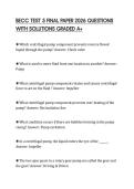 BECC TEST 5 FINAL PAPER 2026 QUESTIONS&NewLine;WITH SOLUTIONS GRADED A&plus;