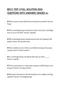 BECC TEST 5 FULL SOLUTION 2026&NewLine;QUESTIONS WITH ANSWERS GRADED A&plus;