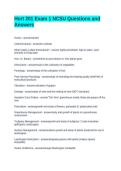 Hort 201 Exam 1 NCSU Questions and Answers