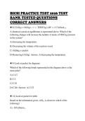 BICSI PRACTICE TEST 2026 TEST&NewLine;BANK TESTED QUESTIONS&NewLine;CORRECT ANSWERS