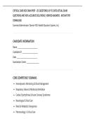 CRITICAL CARE HESI EXAM PREP - &lpar;55 QUESTIONS&rpar; UP-TO-DATE ACTUAL EXAM&NewLine;QUESTIONS AND 100&percnt; ACCURATE SOLUTIONS &vert; VERIFIED ANSWERS - INSTANT PDF&NewLine;DOWNLOAD