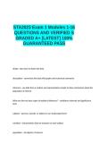 STA2023 Exam 1 Modules 1-16 QUESTIONS AND VERIFIED CORRECT ANSWERS GRADED A&plus; -LATEST - 100- GUARANTEED PASS&period;docx&NewLine;&NewLine;