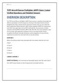TCFP Aircraft Rescue Firefighter &lpar;ARFF&rpar; Exam &vert; Latest &NewLine;Verified Questions and Detailed Answers
