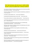 PHM 106 Final Exam with all Correct & 100&percnt; Verified Answers &vert;Actual Complete Exam &vert;Already Graded A&plus;