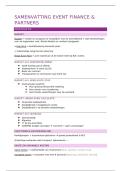 Samenvatting Event Finance & Partners &vert; Arteveldehogeschool &vert; 2025&sol;26