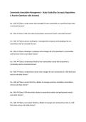 Community Association Management &ndash; Study Guide &lpar;Key Concepts&comma; Regulations & Practice Questions with Answers&rpar;