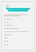 NUR 3125 Exam 2 Endocrine Practice Questions And Answers - 100&percnt; Guaranteed Pass&excl; 2026-2027