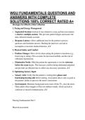 WGU FUNDAMENTALS QUESTIONS AND ANSWERS WITH COMPLETE SOLUTIONS 100&percnt; CORRECT RATED A&plus;