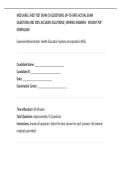 MED SURG 2 HESI TEST EXAM &lpar;55 QUESTIONS&rpar; UP-TO-DATE ACTUAL EXAM&NewLine;QUESTIONS AND 100&percnt; ACCURATE SOLUTIONS &vert; VERIFIED ANSWERS - INSTANT PDF&NewLine;DOWNLOAD