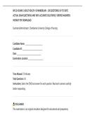 NR 324 EXAM 2 ADULT HEALTH I CHAMBERLAIN - &lpar;50 QUESTIONS&rpar; UP-TO-DATE&NewLine;ACTUAL EXAM QUESTIONS AND 100&percnt; ACCURATE SOLUTIONS &vert; VERIFIED ANSWERS &NewLine;INSTANT PDF DOWNLOAD