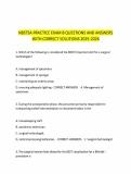 NBSTSA PRACTICE EXAM B QUESTIONS AND ANSWERS WITH CORRECT SOLUTIONS 2025-2026