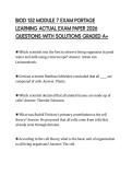 BIOD 152 MODULE 7 EXAM PORTAGE&NewLine;LEARNING ACTUAL EXAM PAPER 2026&NewLine;QUESTIONS WITH SOLUTIONS GRADED A&plus;