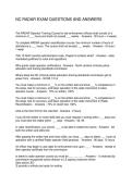 NC RADAR EXAM QUESTIONS AND ANSWERS