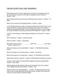 RADAR QUESTIONS AND ANSWERS