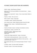 NC BASIC RADAR QUESTIONS AND ANSWERS