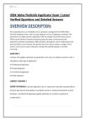 ISDA Idaho Pesticide Applicator Exam &vert; Latest Verified Questions and Detailed Answers 