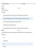 PSYC 460&colon;Week 3 Quiz - Stress Anxiety and Arousal&colon;Questions and answers &vert; Updated New edition&vert; 100&percnt; CORRECT American Military University