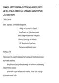PARAMEDIC CERTIFICATION EXAM &ndash; QUESTIONS AND ANSWERS &vert; VERIFIED &NewLine;AND WELL DETAILED ANSWERS &vert; PLUS RATIONALES &vert; GUARANTEED PASS &vert; &NewLine;LATEST EXAM UPDATE