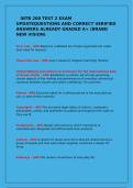 INTB 200 TEST 2 EXAM UPDATEQUESTIONS AND CORRECT VERIFIED ANSWERS ALREADY GRADED A&plus; &lpar;BRABD NEW VISION&rpar;