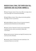 BIOS251 EXAM 2 FINAL TEST PAPER 2026 FULL&NewLine;QUESTIONS AND SOLUTIONS VERIFIED A&plus;