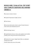 BIOS252 WEEK 7 EXAM ACTUAL TEST SCRIPT&NewLine;2026 COMPLETE QUESTIONS AND ANSWERS&NewLine;GRADED A&plus;