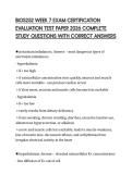 BIOS252 WEEK 7 EXAM CERTIFICATION&NewLine;EVALUATION TEST PAPER 2026 COMPLETE&NewLine;STUDY QUESTIONS WITH CORRECT ANSWERS&NewLine;