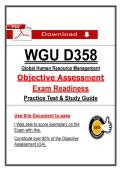 WGU D358 OA &lpar;PDF&rpar; &vert; &lpar;2026&rpar; HRM Exam Questions &vert; Global Human Resource