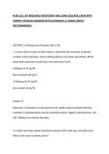 NURS 211L ATI MEDSURGE PROCTORED FINAL EXAM 2026&period;REAL EXAM WITH CORRECT DETAILED ANSWERS WITH RATIONALES A&plus; GRADE &lpar;HIGHLY