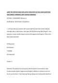 AANP FNP CERTIFICATION 2025 LATEST EXAM WITH ACTUAL EXAM QUESTIONS AND CORRECT