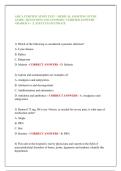 AMCA CERTIFICATION TEST - MEDICAL ASSISTING STUDY &NewLine;GUIDE &vert; QUESTIONS AND ANSWERS &vert; VERIFIED ANSWERS &NewLine;GRADED A&plus; &vert; LATEST EXAM UPDATE