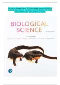 Test Bank for Biological Science 7th Edition by Scott Freeman&comma; Kim Quillin & Lizabeth A&period; Allison &vert; All 1-54 Chapters Covered With Questions And Verified Solutions With Detailed Rationales And Case Studies&period;