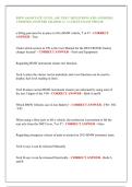 BMW ASSOCIATE LEVEL ASE TEST &vert; QUESTIONS AND ANSWERS &vert; &NewLine;VERIFIED ANSWERS GRADED A&plus; &vert; LATEST EXAM UPDATE 